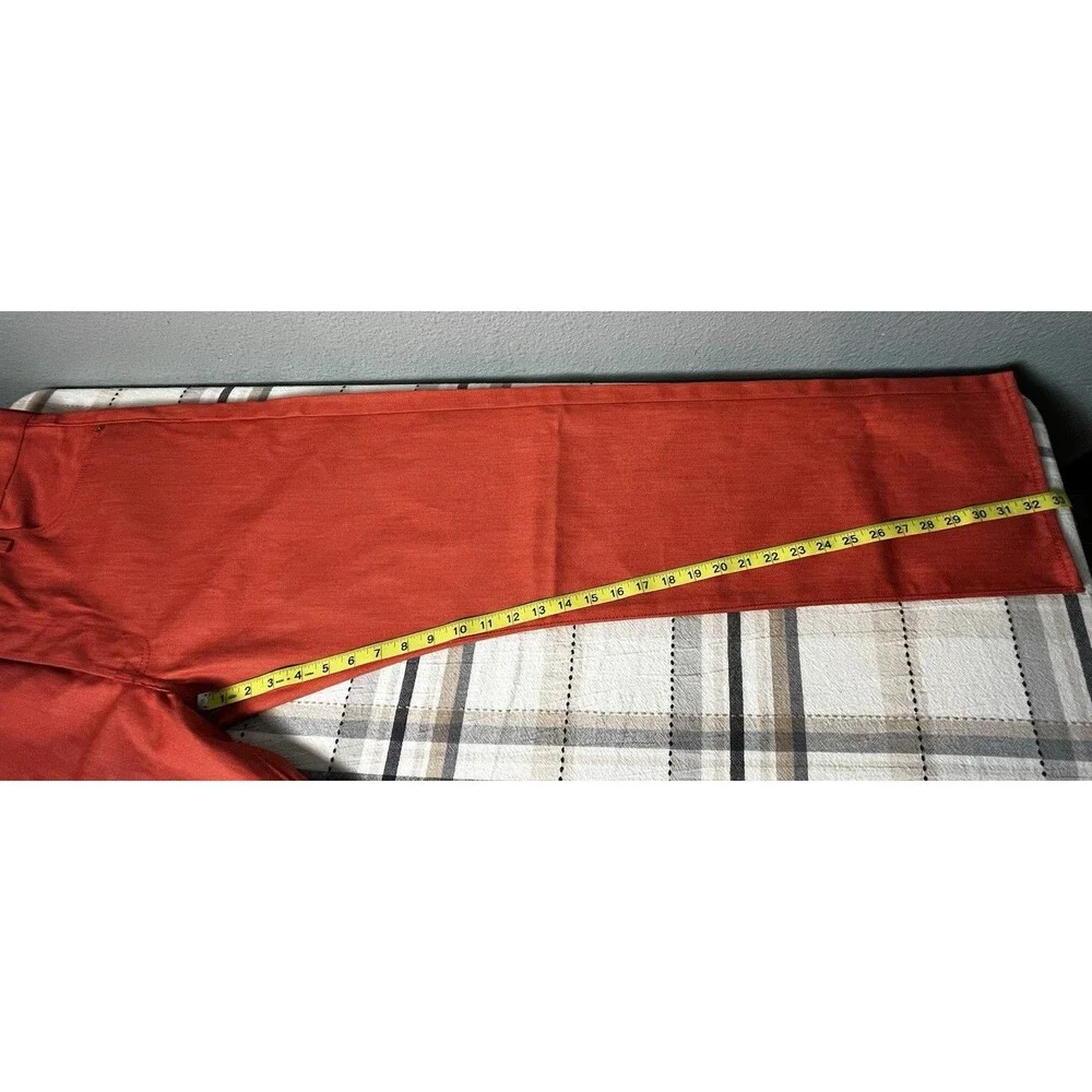Levi’s 501 Shrink-to-Fit Jeans Unwashed Denim Orange/ Red W38 L32 NWOT